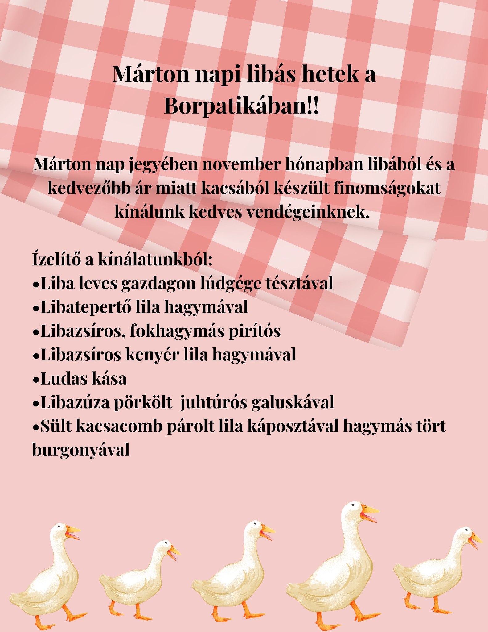 Márton napi plakát